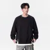 Sudadera Otoñal Kunhai Pengyun para Hombre Moderna de Peso Pesado Cuello Redondo Falso Dos Piezas Nueva Cómoda Holgada Casual Superior Hombre