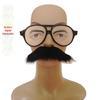Personagens de performance de Halloween vestem adereços barba falsa barba falsa barba falsa óculos engraçados + barba