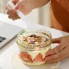 Nueva Taza de Ensalada de Frutas Taza de Desayuno con Tapa Cuchara Taza Portátil para Oficinistas Taza de Yogur Bol para Desayuno de Noche Taza de Ensalada