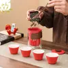 Juego de Té Expreso de Viaje Yuan Shan con Figura de Caballo Set de Regalo Empresarial para Clientes, Maestros y Souvenirs de Reunión Anual de la Empresa