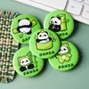 Insígnia de Lata de Panda de Desenho Animado Insígnia Decorativa para Estudante Broche Brincalhão e Fofo 44mm