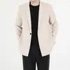 Chaqueta de Traje Casual para Hombre Otoño Invierno Estilo Coreano Moderna de Negocios Versátil Estilo Hong Kong Ins Calle Fresca Chaqueta de Traje Pequeña