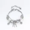 Panjia Transfronterizo 2025 Nuevo Creativo y Personalizado Pulsera con Colgante de Cuentas de Colores Venta al por Mayor en Stock