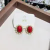 Aretes de Plata de Ley 925 Turquesa Bañados en Oro de 18K, Aretes Grandes de Perla Frescos y Delicados
