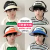 Sombrero de verano para niños, fino, vacío, de ala grande, antiultravioleta, protector solar, para niños y niñas, venta al por mayor