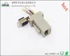 RJ45 a DB9 Macho / Hembra DB9f / M a Puerto de Red RJ45 a Puerto Serie