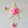 Colgante de pared de cinco estrellas colgante de pared simulado traje colgante de pared flor artificial de plástico cesta colgante decoración de pared interior pared interior decoración escolar Floricultura
