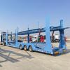 Semirreboque Transportador de Carros Plataforma Dupla Gaiola Elevatória Hidráulica Transportador de Carros de Passageiros Semirreboque Transportador de Carros Transfronteiriço