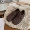 En stock~Suela súper suave de lana no cansa los pies completamente cubiertos Zapatos Birkenstock para mujer tipo slip-on persona perezosa apertura profunda zapatos de un solo uso zapatos para conducir
