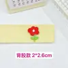 Pegatinas de Tela Bordadas Hechas a Mano Coreanas con Adhesivo para Libros, Lápices, Material Escolar, Bolsas, Banderines DIY, Pegatinas Decorativas para Ropa