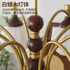 Candelabro vintage estilo francés para dormitorio y sala de estar, estilo retro simple del sur de Asia, lámpara de techo principal creativa y de alta gama totalmente de cobre para dormitorio principal y estudio