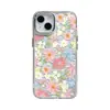 Capa Estilo Coreano Ins Estilo Primavera Flor de Crisântemo Colorida Adequada para iPhone 18 Pro Max, Apple 16 Capa Macia, 15