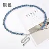 Corrente de Cintura com Borda de Pelo em Jeans Doce e Elegante Acessórios de Vestido Versátil para Mulheres Corrente Corporal de Metal para Mulheres Transfronteiriça Europeia e Americana