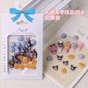 Nuevo Dibujo Animado Mini Gatito Sanrio Accesorios para Uñas Dibujo Animado Calcomanías para Uñas Usar Uñas DIY Pequeña Decoración