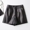 Pantalones de Cuero Rectos de Cintura Alta para Mujer Otoño/Invierno 2025, Pantalones Cigarrillo Sueltos Adelgazantes, Pantalones Gruesos Casuales