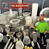 Maquinaria para la Industria Alimentaria Cartucho de Malla Filtrante Cilíndrico de Acero Inoxidable