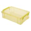 Caja de Almacenamiento Transparente Habitación Escritorio Misceláneo Información Papelería Cesta de Almacenamiento Caja Organizadora de Plástico con Tapa Caja de Clasificación para Dormitorio