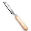 Raspador de pelo de cerdo de acero inoxidable con mango de madera, herramienta para quitar pelo de cerdo, herramienta de cocina para afeitar pelo de cerdo