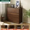 Armário de gavetas para quarto, armário de armazenamento no pé da cama, armário doméstico, armário de armazenamento simples e moderno montado na parede da sala de estar