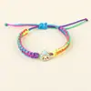 Festival del Bote del Dragón Cuerda de Mano Colorida Mini Paja de Arroz Zongzi Colgante de Paz Este Año de Vida Pulsera Roja Pulsera de la Suerte para Hombres y Mujeres