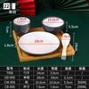 Juego de vajilla de melamina para tienda de ollas calientes, juego de cuatro piezas, juego de vajilla para restaurante, juego de vajilla comercial para hotel, platos