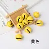 22mm Sino Pequeno Redondo Colorido Candy Pintado para Pet Acessórios de Chaveiro DIY Sino Metálico de Pingente de Natal