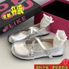 Sapatos Rasos de Couro Pequenos Estilo Lolita Primavera e Verão Fada JK Antiderrapantes Para Uso Externo Estilo 2025 Novo Estilo Coreano Combinando Feminino