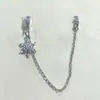 Alta retención de color diy accesorios de cristal colgante de copo de nieve cadena pulsera deslizante de terraplén de mariposa collar accesorios de cuerda hechos a mano