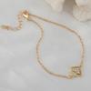 Ins estilo frío diamante abeja malaquita collar mujeres nuevo moda simple cadena clavícula pulsera conjunto Mayoreo