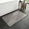Mat de Piso para Baño Temu Más Vendido Suave de Lodo Diatomeas Mat de Fuerte Absorción Absorbente para Baño Antideslizante para Pies Etiquetado y Entrega