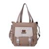 Bolsa Crossbody de Grande Capacidade para Estudantes do Ensino Médio Japonês Bolsa de Ombro de Contraste de Cores Femininas Estilo Coreano All-match Bolsa de Treinamento Fora do campus