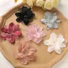 Estilo K de Hada Super Elegante Borde Quemado Seda Brillante Gardenia DIY Red para el Cabello Accesorios Corsage Tocado Collar Accesorios de Flores para Mujer