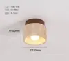Lámpara de techo para dormitorio a prueba de viento color nogal diseño retro luz para barra de bar sensación de alta gama nueva protección ocular lámpara de techo para sala de estar hierro