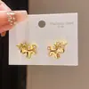 Brincos de Moeda Pequeno Cavalo de Zircônia de Luxo com Agulha de Prata Galvanizada a Ouro Real 18K Versátil Moda Brincos de Alta Qualidade para o Ano de Nascimento