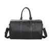 Nova Bolsa de Viagem de Grande Capacidade Bolsa de Mão Casual para Curta Distância Bolsa de Fitness Masculina Tendência Xadrez Tecido Bolsa de Ombro Transversal
