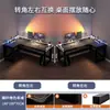 Escritorio de Gaming de Esquina Escritorio de Computadora Escritorio de Escritorio Hogar Doble Escritorio Estantería Mesa de Esquina para Dormitorio Escritorio de Oficina Mesa de Trabajo
