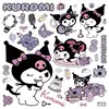 Pegatinas originales de Sky para uñas con diseño Kuromi, estilo deportivo, relieve 6D, pegatinas decorativas Guka DIY para iPad