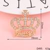 Série Coroa Letra Pérola Coroa diy Capa de Celular Beleza Feito à Mão Material Diamante Bolsa Acessórios de Joia Strass