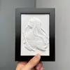 Demon Slayer: Kimetsu No Yaiba Kamado Tanjiro Gesso Estéreo 3D Pintura Pendurada Feita à Mão Moldura de Foto Enfeites Anime Presente de Aniversário