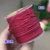 821 Linha de Algodão 1mm Linha Manbo Corda de Tecelagem Contas Peroladas Pingente Resistente ao Desgaste Cordão de Segurança Corda de Mão Vermelha Fio