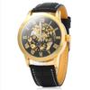 Reloj Shenhua/Sheen Hua Diseño Romano Esqueleto Automático Mecánico para Hombre Reloj de Negocios para Hombre Esfera Grande