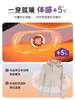 Chaqueta Exterior Impermeable con Capucha Nueva de Invierno Personalización Hombres Mujeres Marca de Moda Ropa de Montañismo Chaqueta de Algodón de Grafeno Estampar Logo