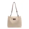 Bolso de Hombro de Pana con Cadena de Gran Capacidad Bolso Tote Bolso de Mujer 2023 Nuevo Otoño Tendencia Bolso de Hombro para Viajar
