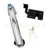 Fechadura do motor traseira, conjunto de fechadura do capô, acessórios do bloco de trava da alça para escavadeira moderna R55/60/80-7