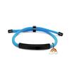 Pulseira Personalizada Publicidade Transfronteiriça Logo Personalizado Arco-Íris Multicolorido Presente de Feriado Pulseira Trançada Gravada em Aço Titânio