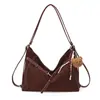 Bolsa Retro Escarchada para Viajes Diarios Mujer 2025 Nueva Gran Capacidad Bolso de Hombro Cruzado Tote Mochila Multipropósito