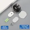 Tope de puerta superior de acero inoxidable sin perforaciones Tope de puerta de succión al suelo tipo Tortuga con resistencia magnética para puerta, goma gruesa anticolisión, tope de puerta montado en el suelo
