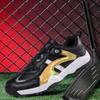 Zapatos de golf para comercio exterior exportación mujer impermeables sin tacos antideslizantes transpirables zapatilla botón giratorio automático para hombre y mujer