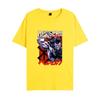 Leyenda de estilo espada Berserk, talla europea, comercio exterior, impresión transfronteriza, popular, talla grande, delgada, pareja, estudiante, cuello redondo, manga corta