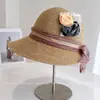 Sombrero de Pescador Japonés Juansha con Copa Trasera para Niños, Sombrero de Paja de Verano con Protección Solar, Sombrero de Copa Grande Delante y Pequeño Detrás, Sombrero de Sol Versátil